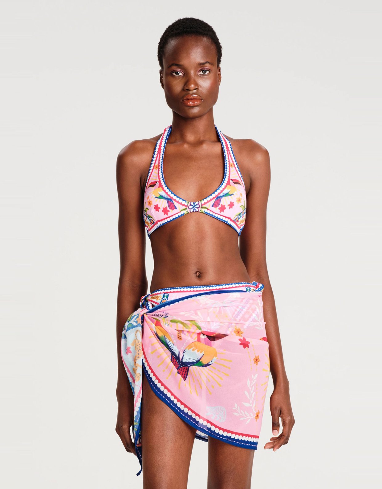 Peace and Chaos Pink lemonade sarong