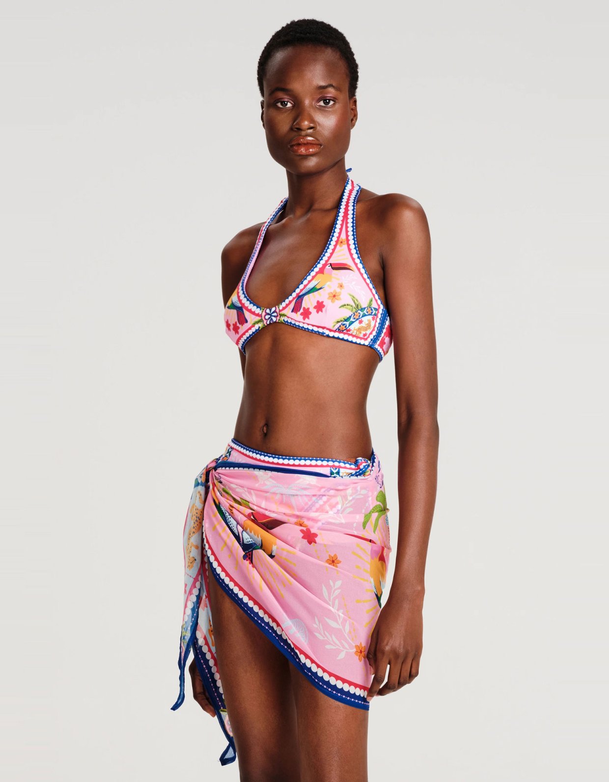 Peace and Chaos Pink lemonade sarong