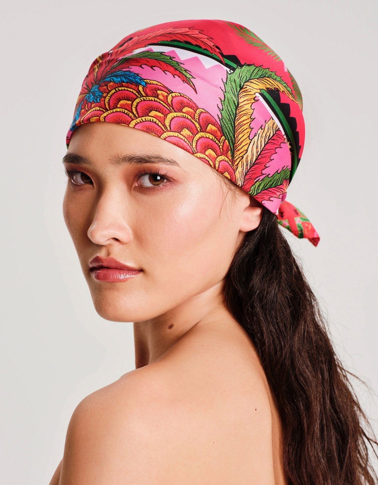 Peace and Chaos Pina colada scarf