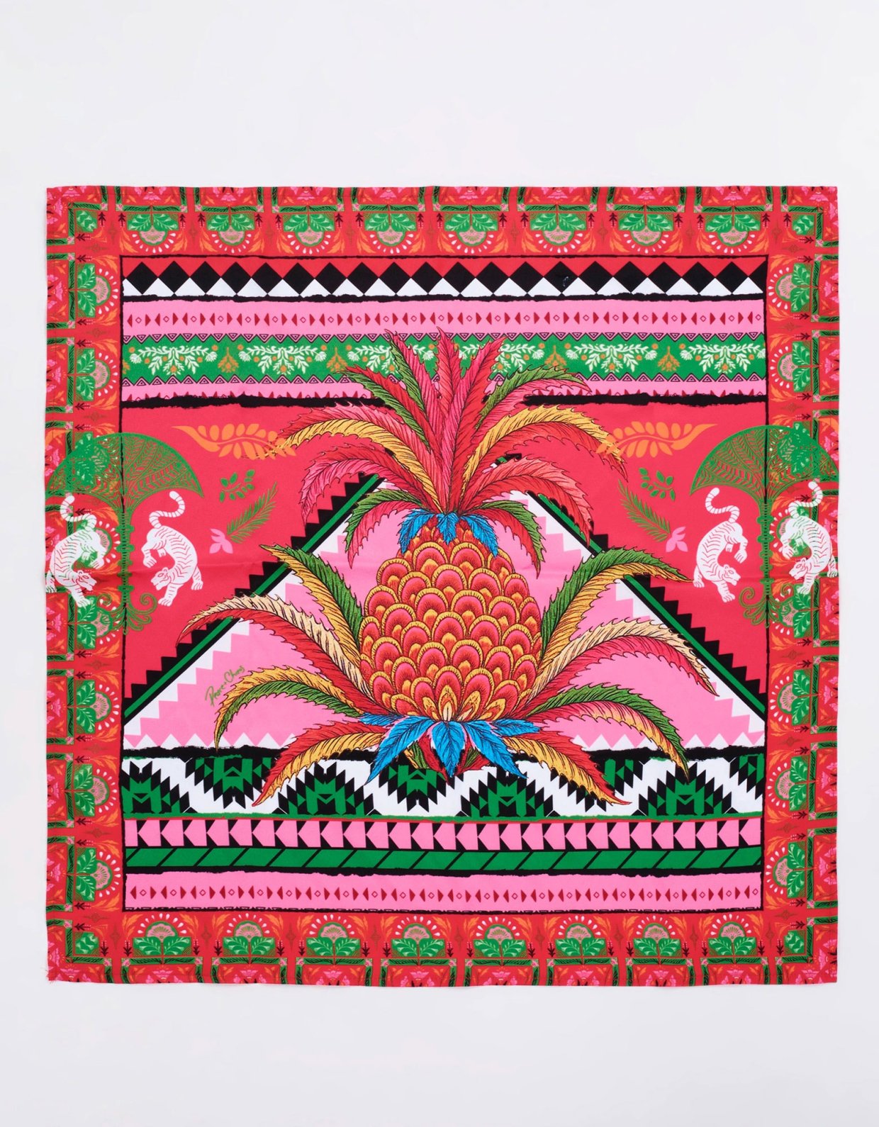 Peace and Chaos Pina colada scarf