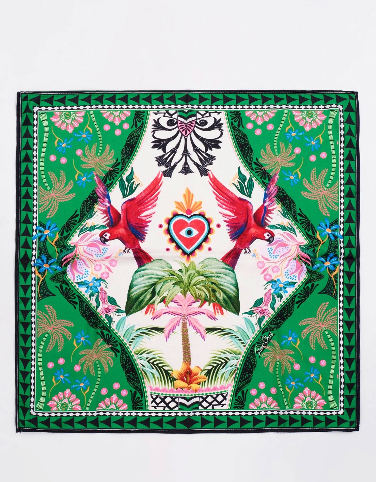Peace and Chaos Oasis scarf