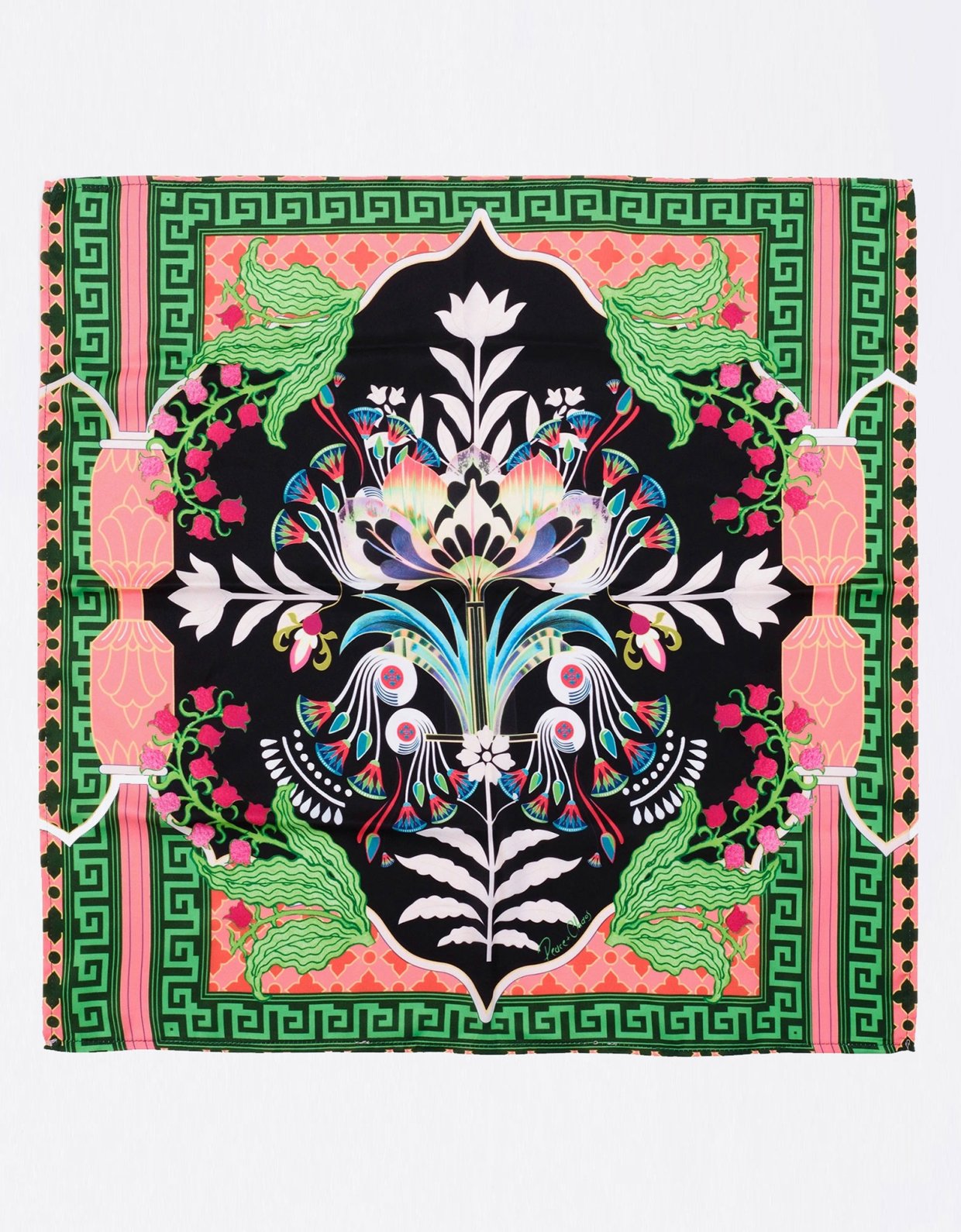Peace and Chaos Rainforest scarf