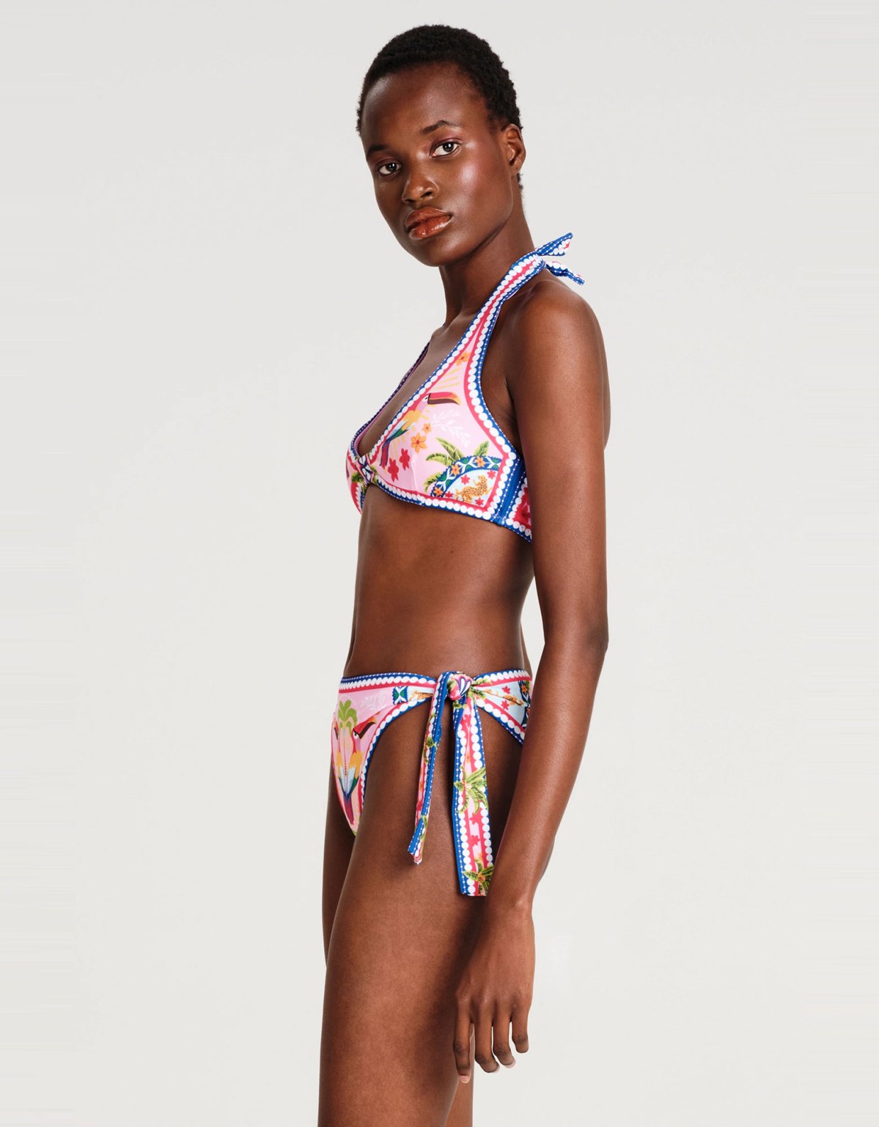 Peace and Chaos Pink lemonade bikini