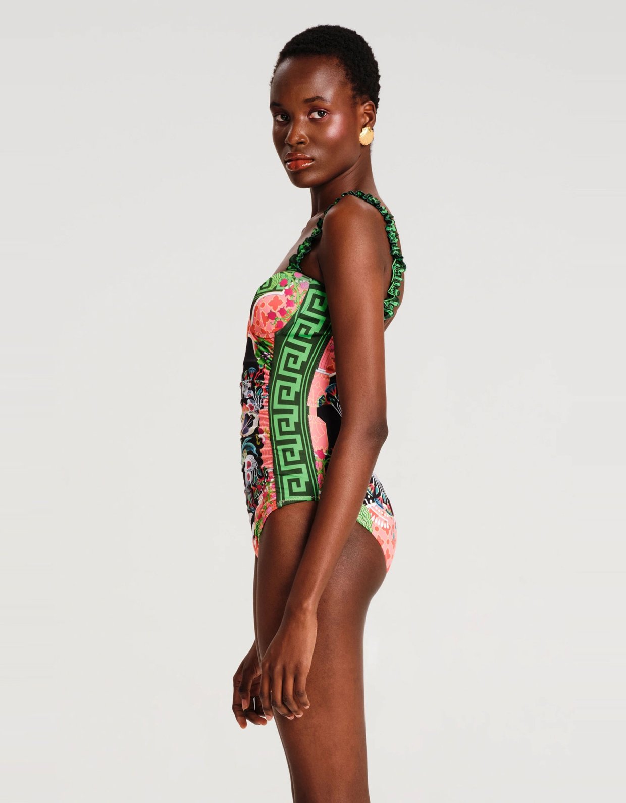 Peace and Chaos Rainforest swimsuit