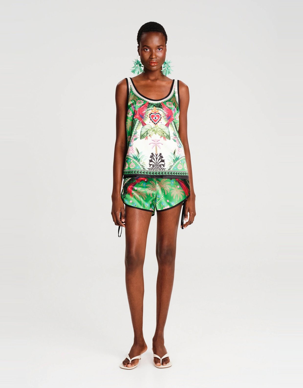 Peace and Chaos Oasis silky top
