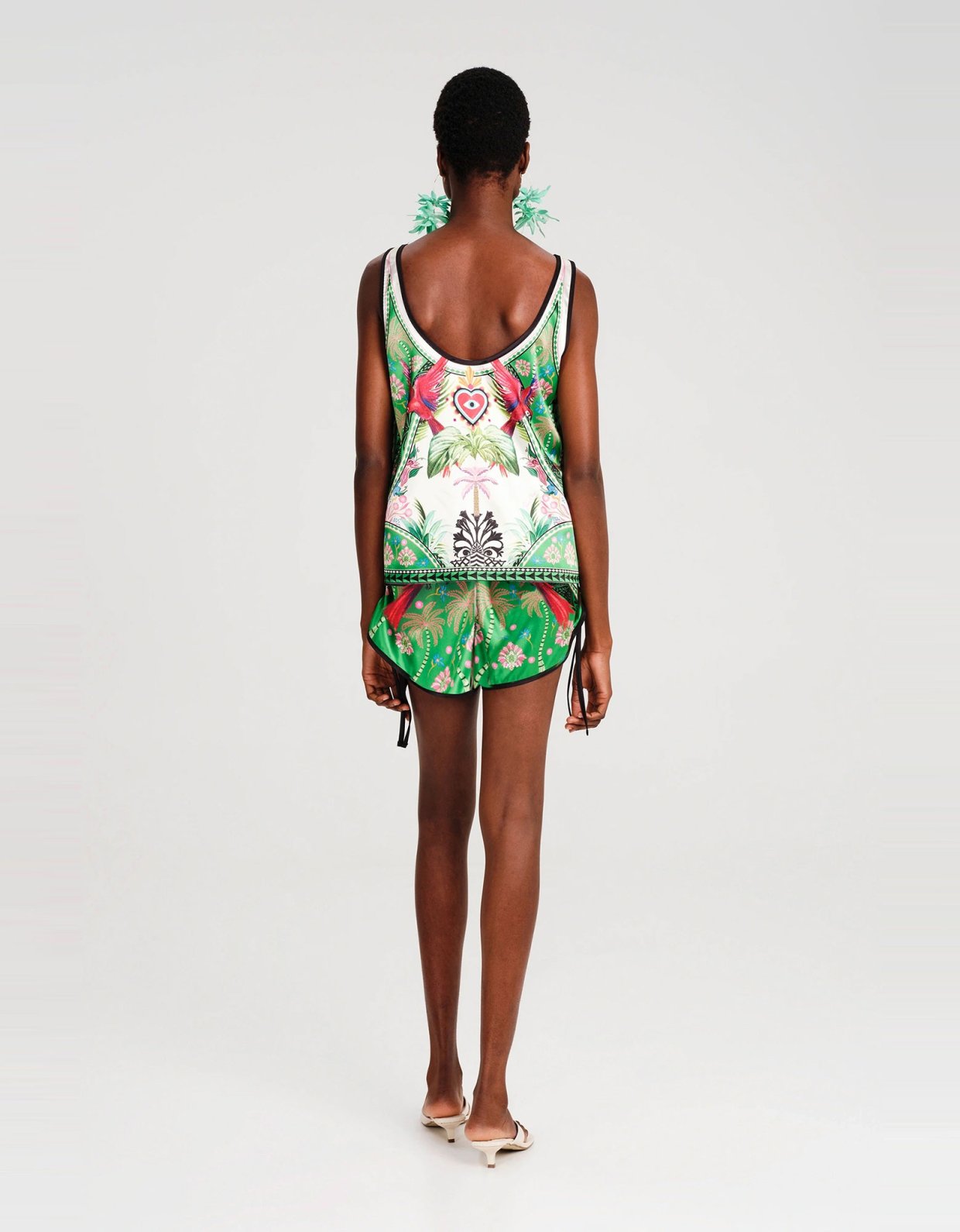 Peace and Chaos Oasis silky top
