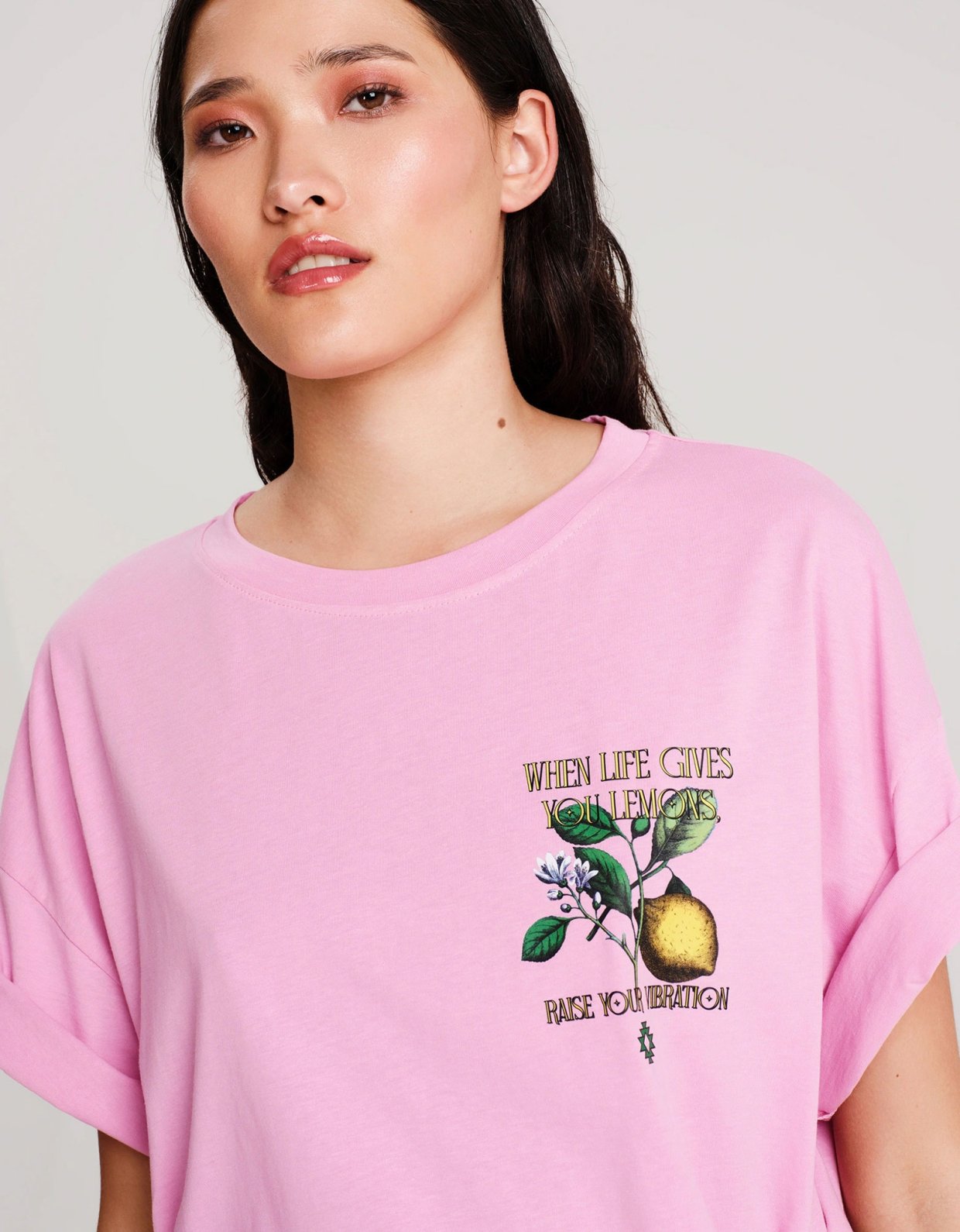 Peace and Chaos Lemon drop t-shirt