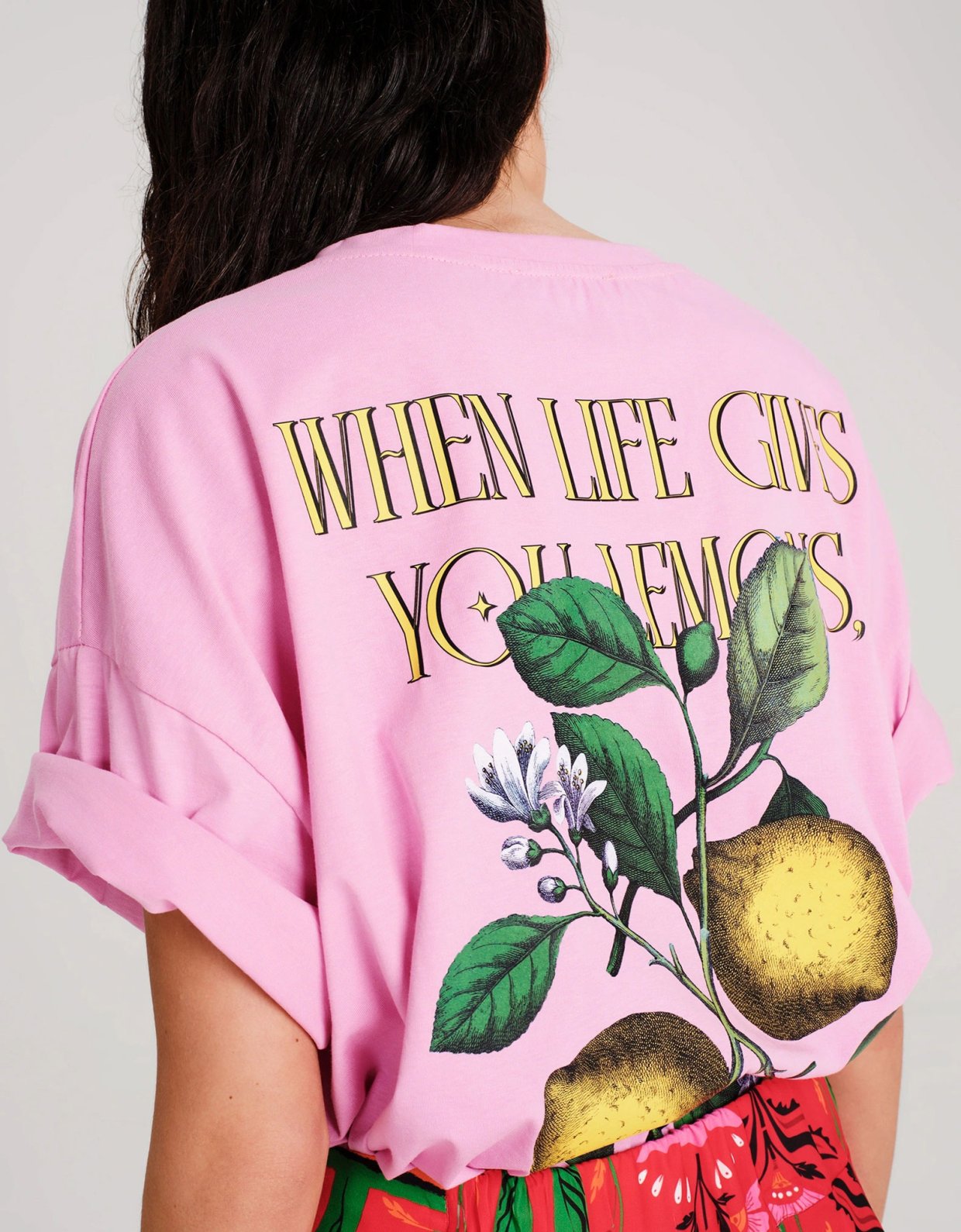 Peace and Chaos Lemon drop t-shirt