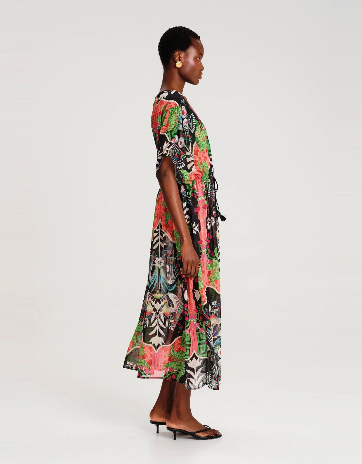 Peace and Chaos Rainforest kimono
