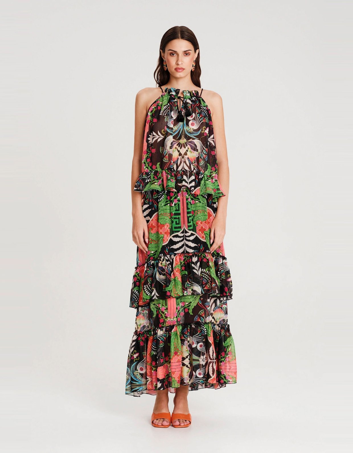 Peace and Chaos Rainforest blouse