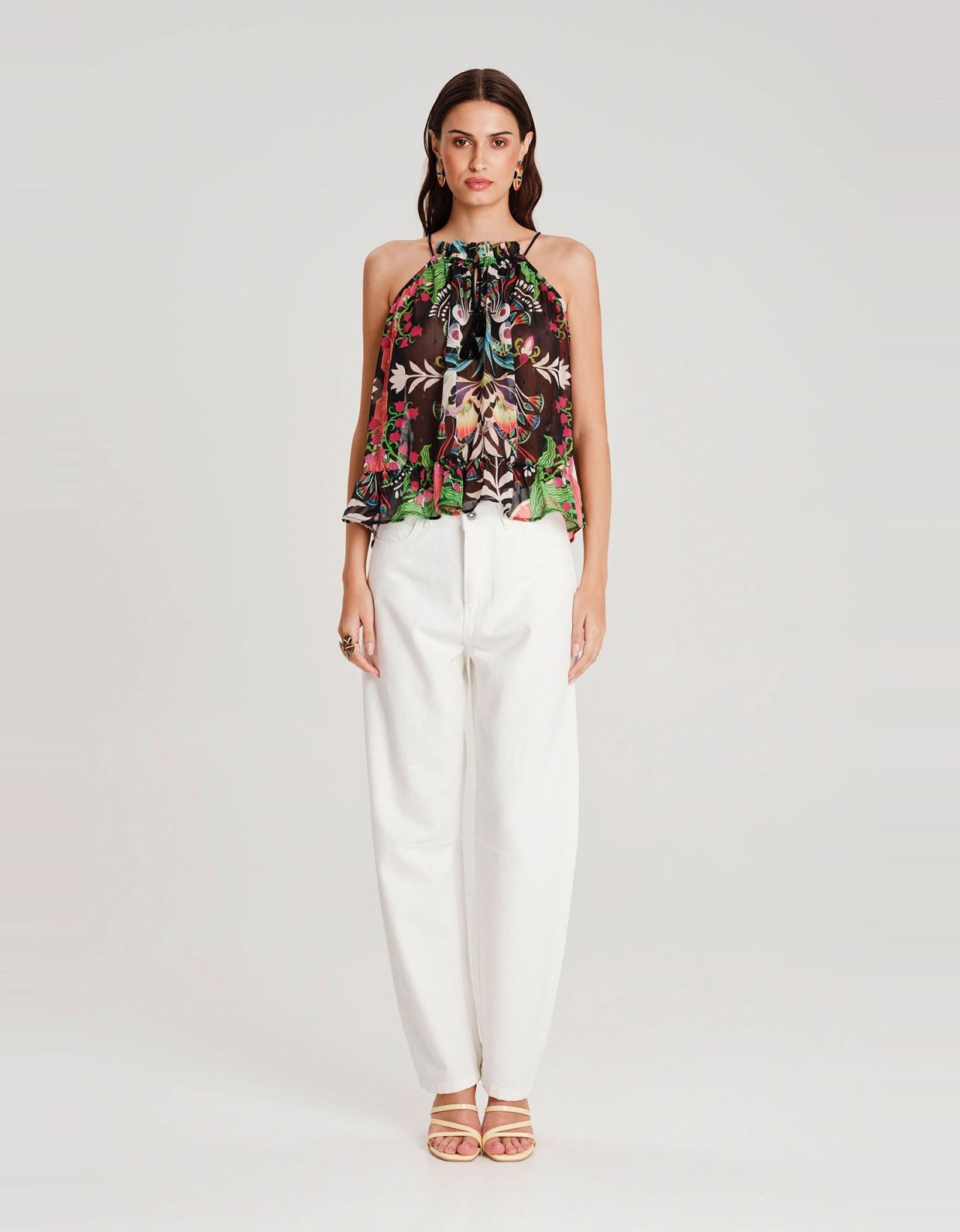 Peace and Chaos Rainforest blouse