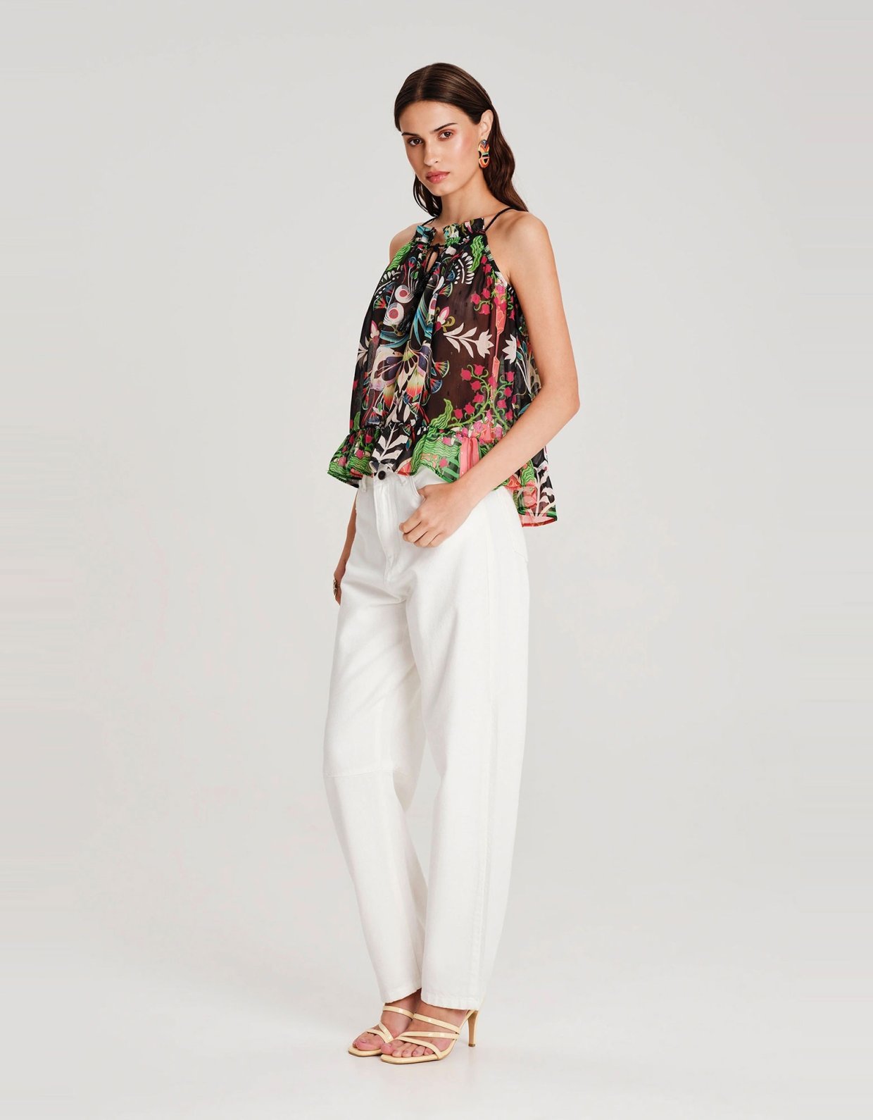 Peace and Chaos Rainforest blouse