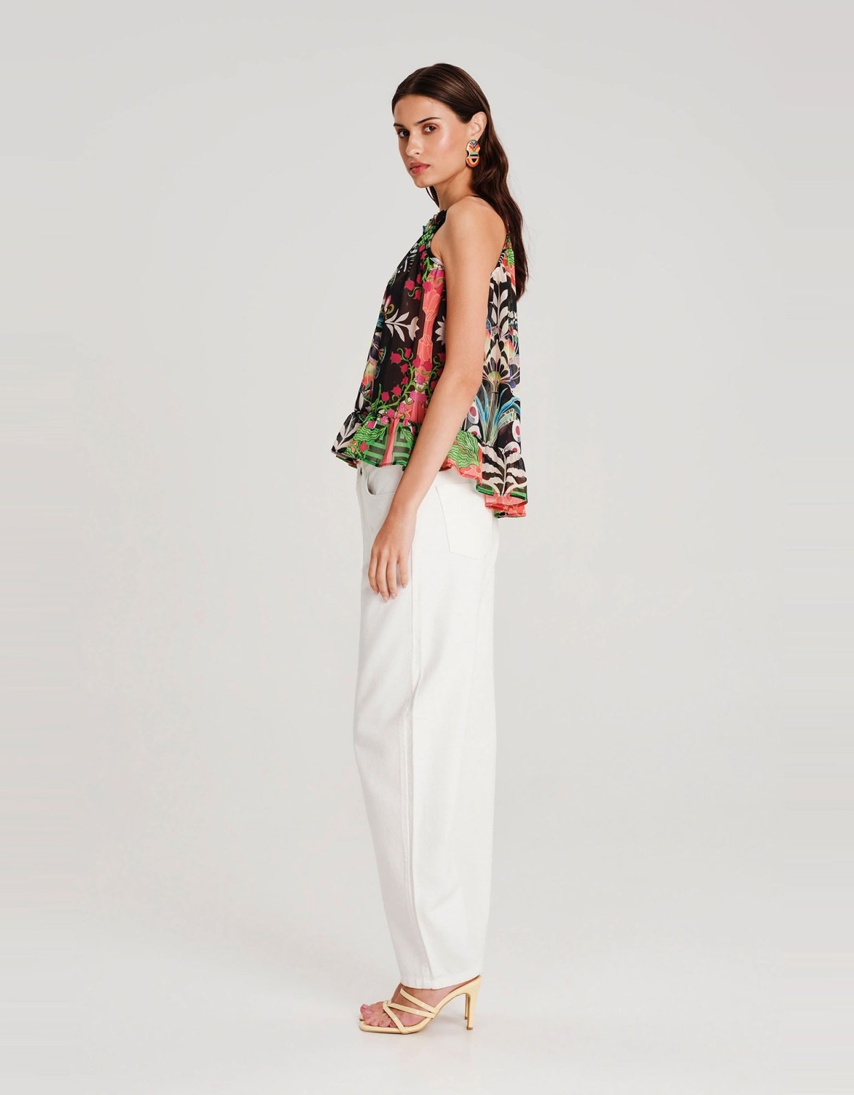 Peace and Chaos Rainforest blouse
