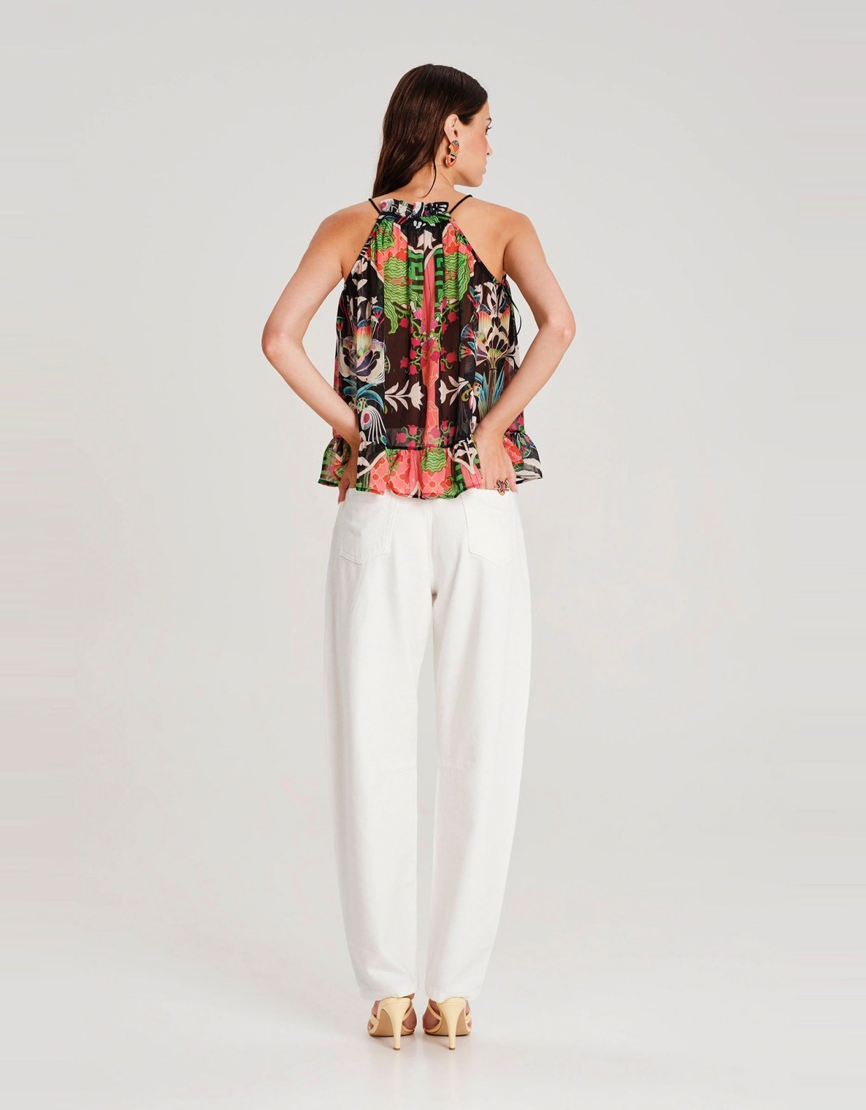 Peace and Chaos Rainforest blouse