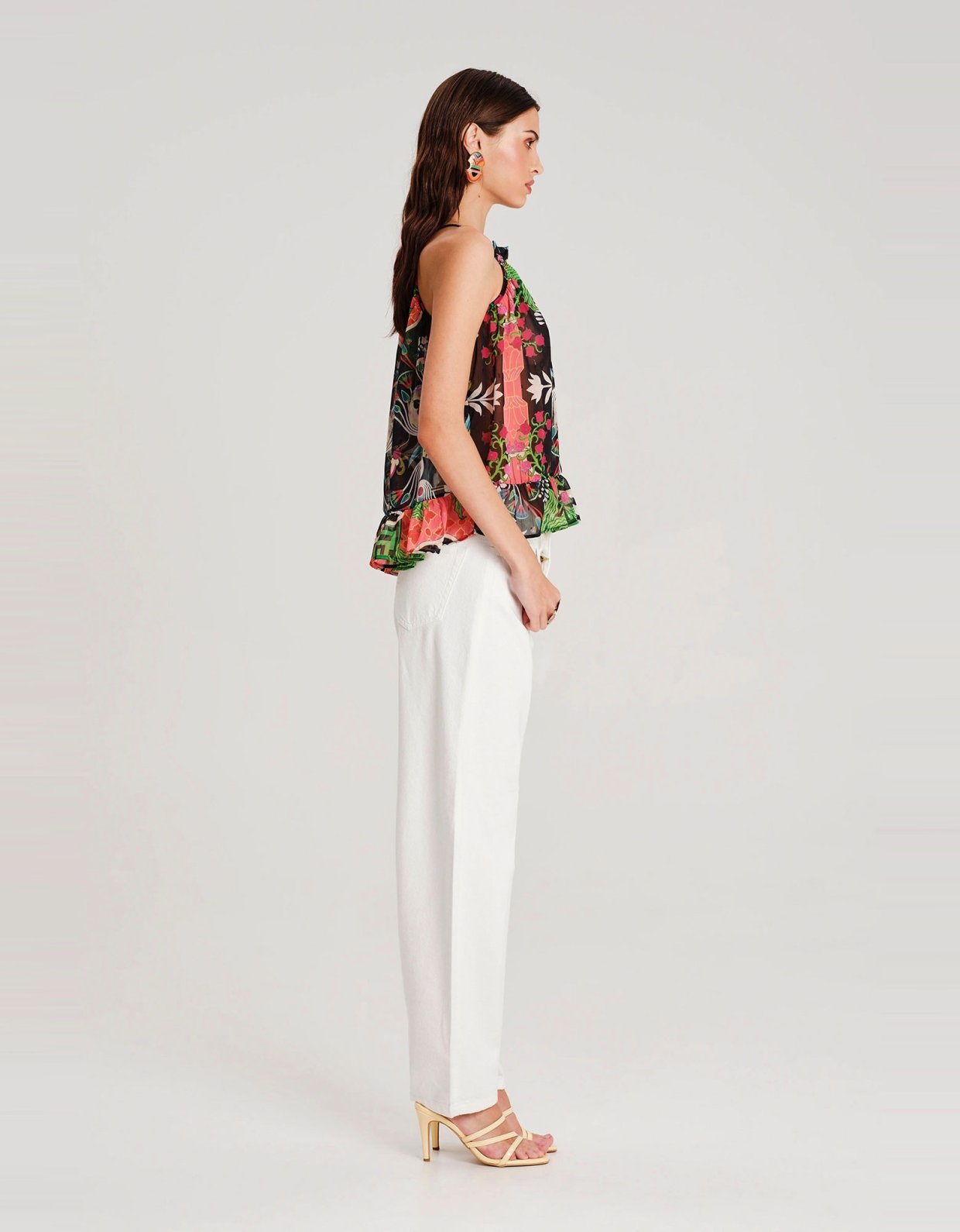 Peace and Chaos Rainforest blouse