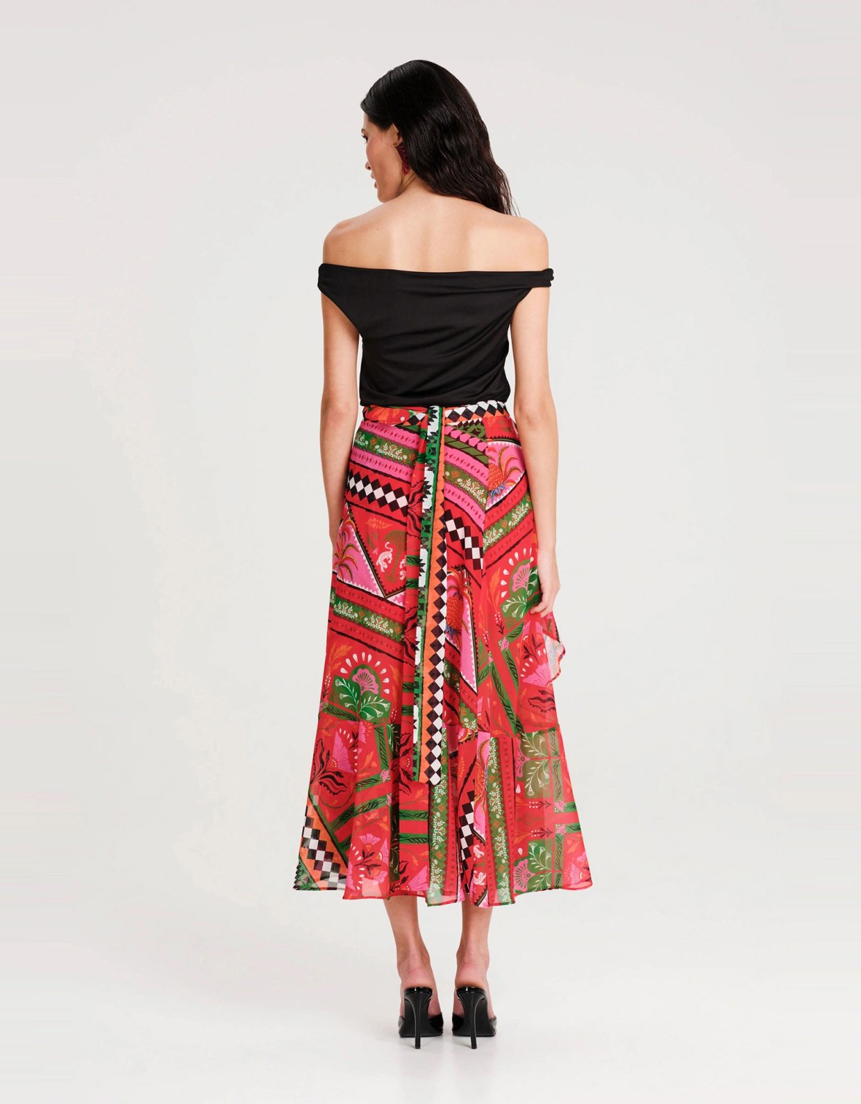 Peace and Chaos Pina colada wrap skirt