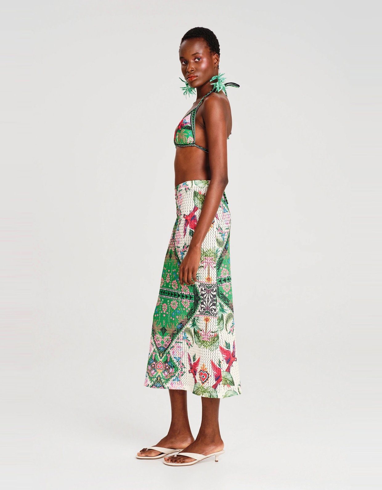 Peace and Chaos Oasis crochet skirt
