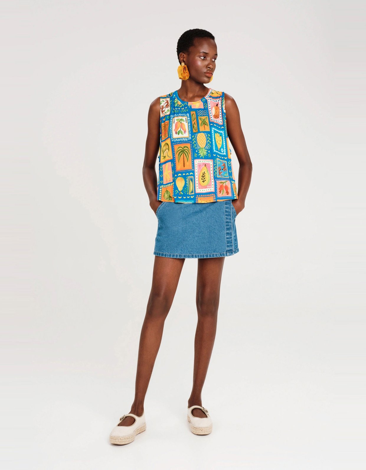 Peace and Chaos Instinct denim shorts