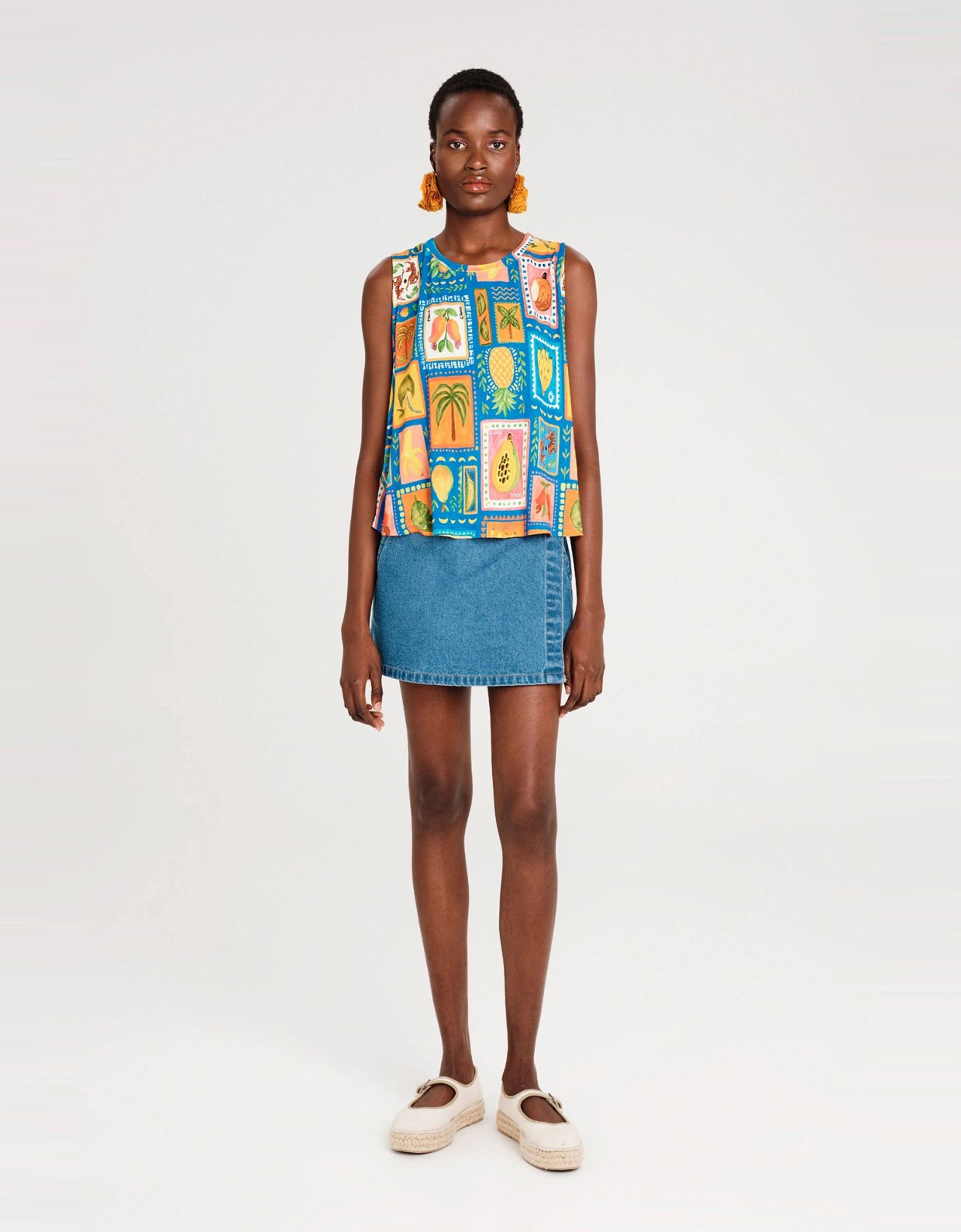 Peace and Chaos Instinct denim shorts