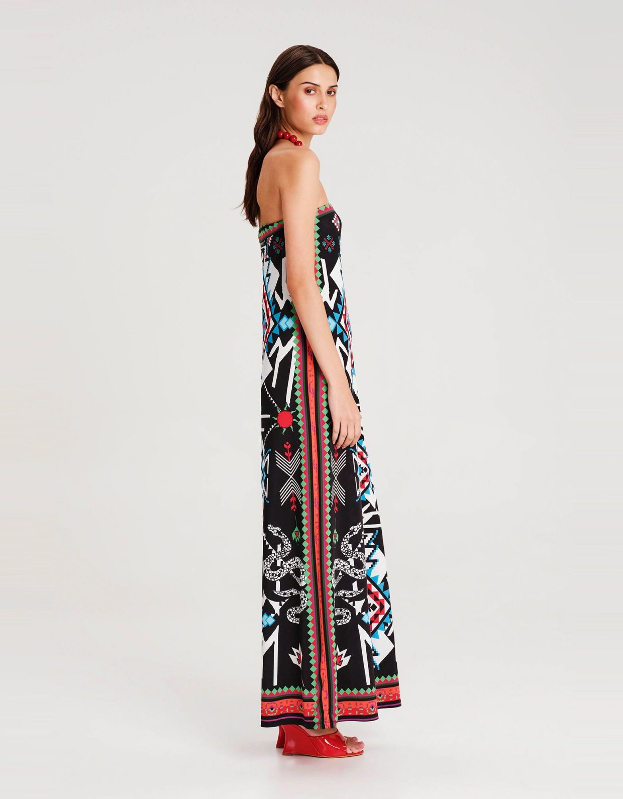 Peace and Chaos Treasure strapless dress