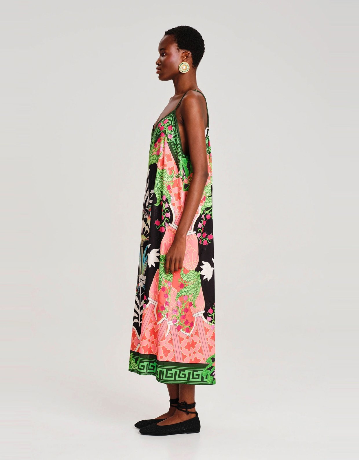 Peace and Chaos Rainforest jacquard dress