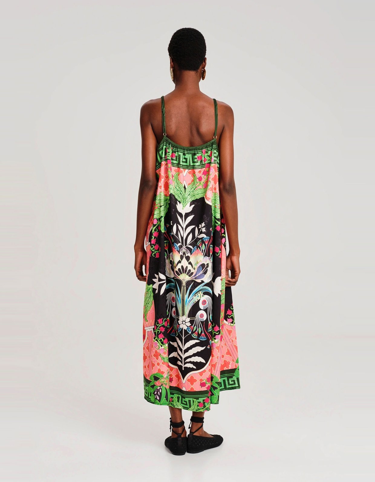Peace and Chaos Rainforest jacquard dress