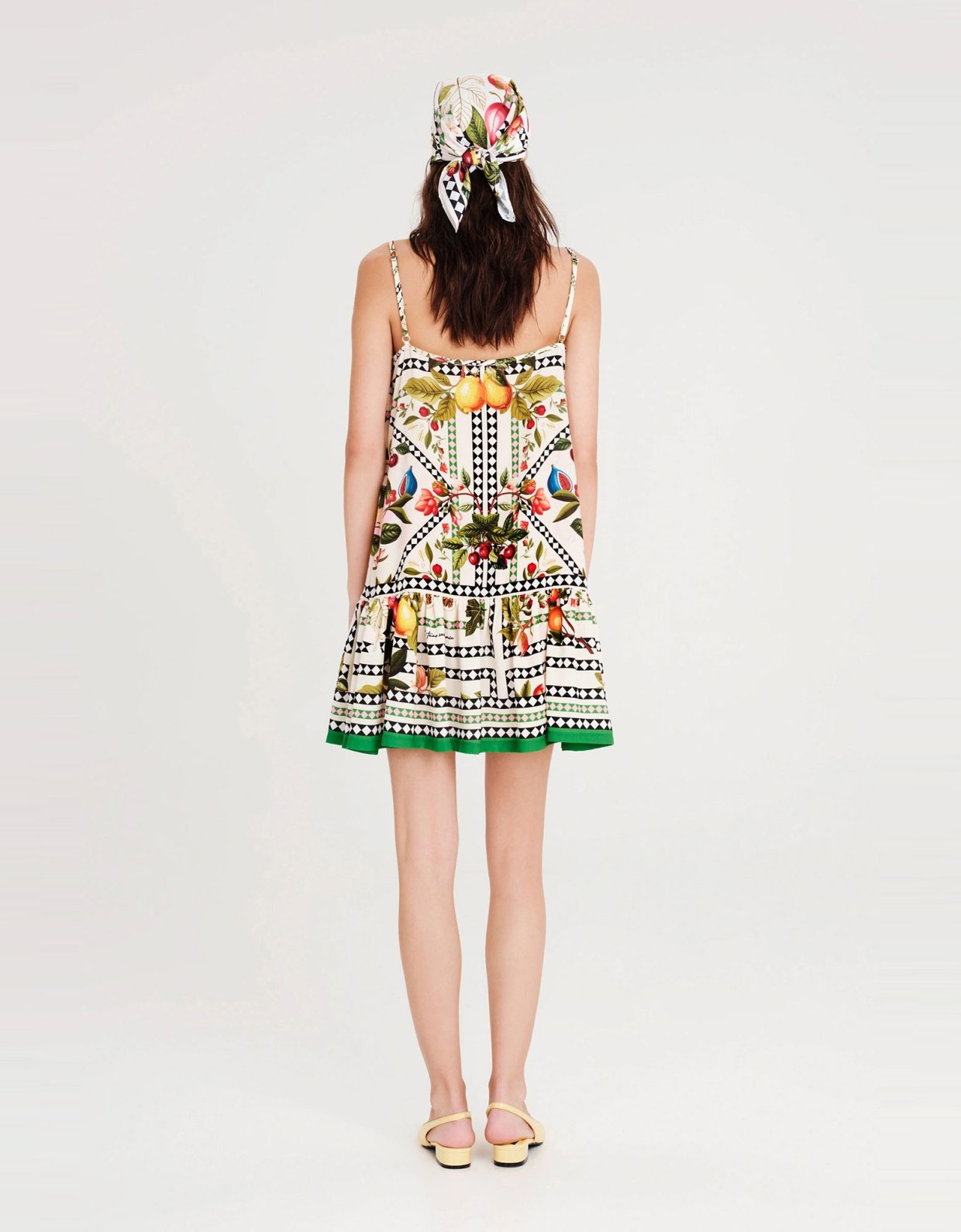 Peace and Chaos Tutti-frutti short dress