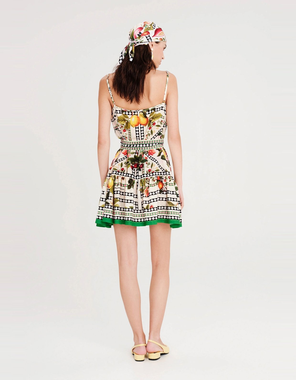Peace and Chaos Tutti-frutti short dress