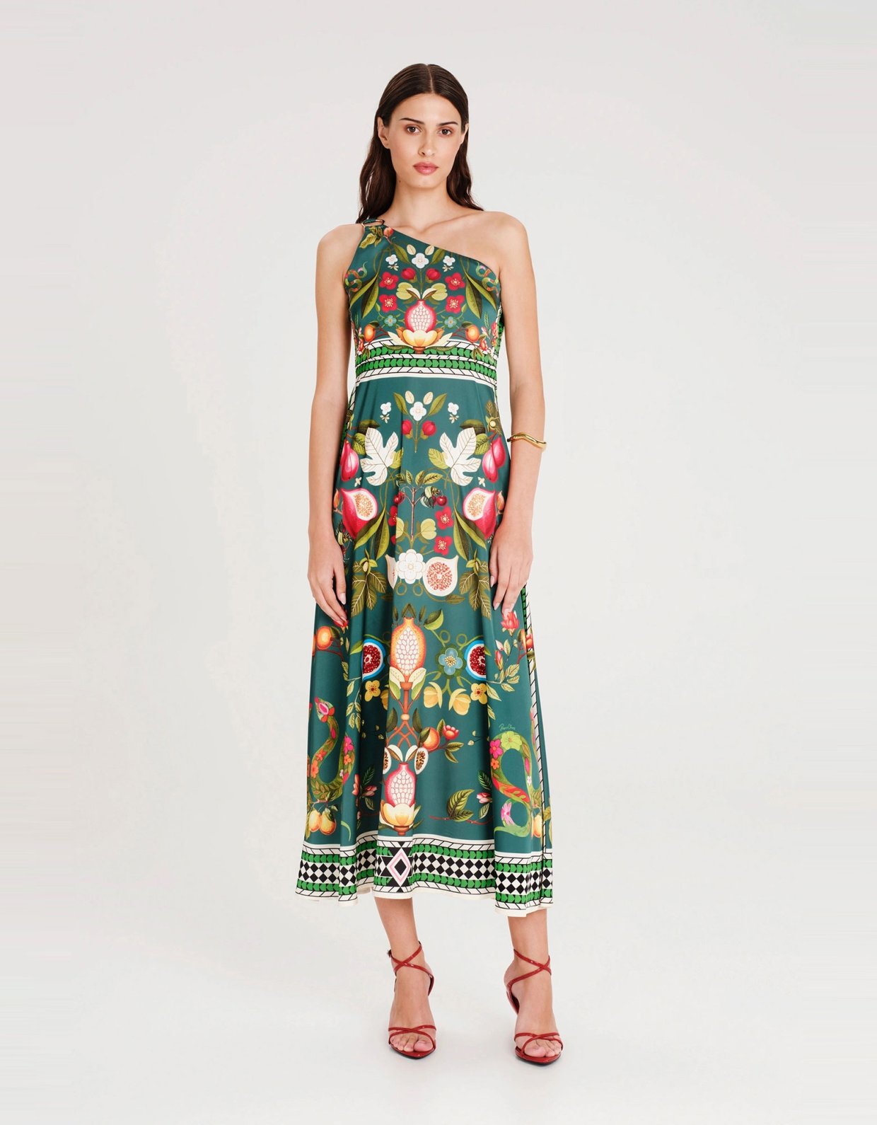 Peace and Chaos Nectar one shoulder silky dress
