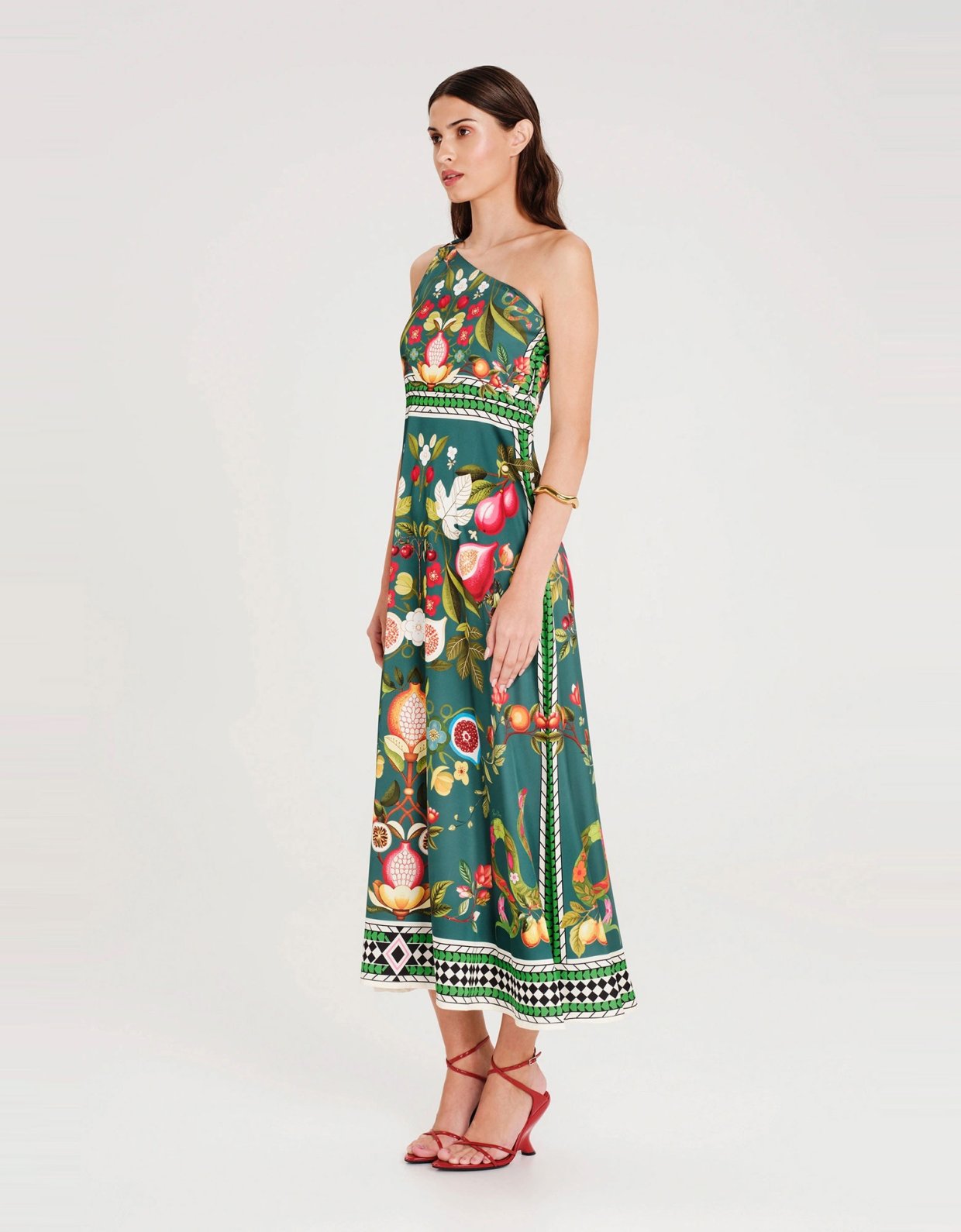 Peace and Chaos Nectar one shoulder silky dress