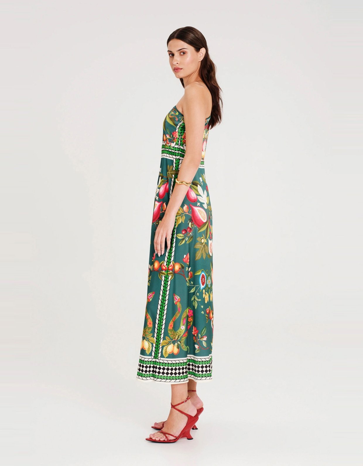 Peace and Chaos Nectar one shoulder silky dress
