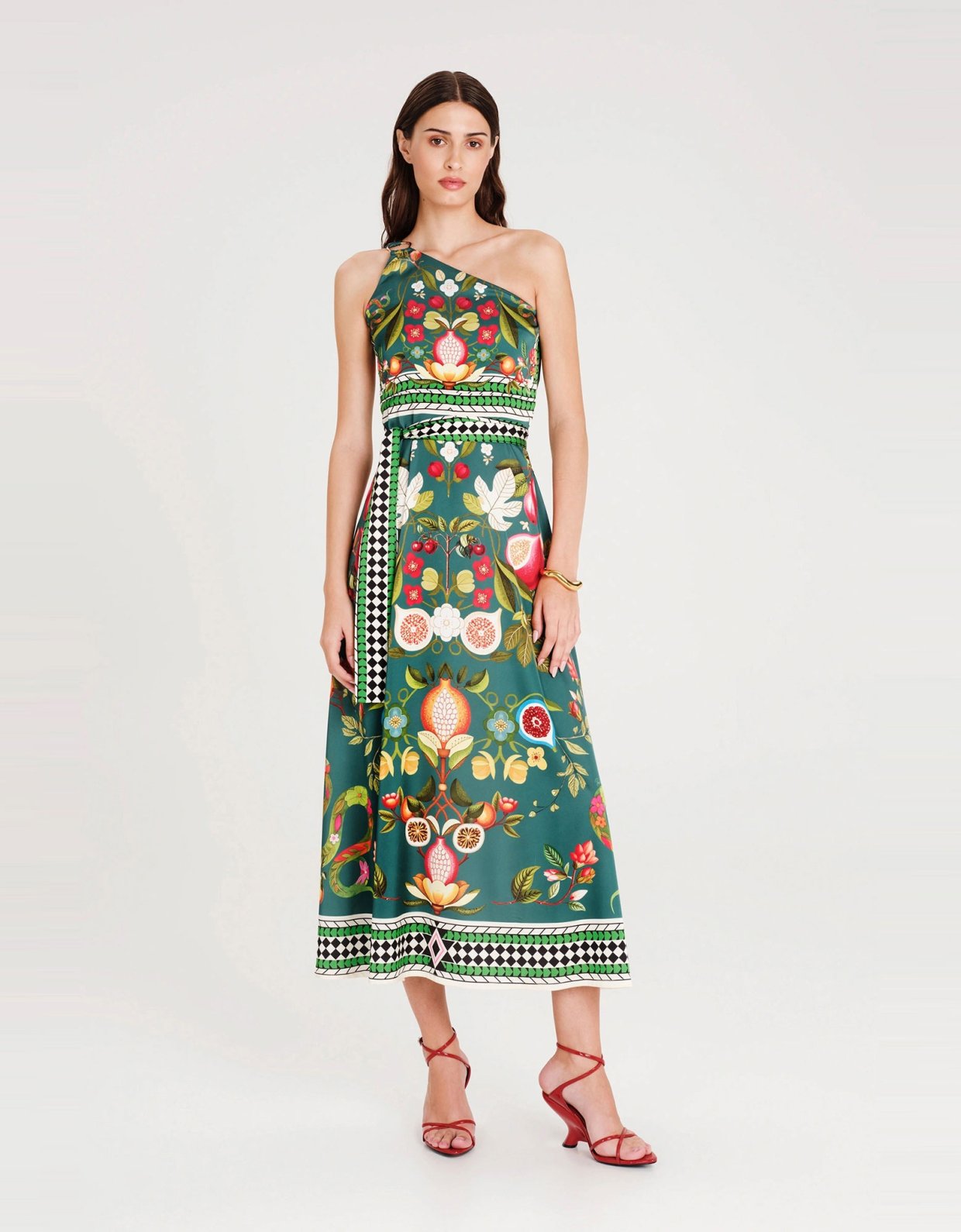 Peace and Chaos Nectar one shoulder silky dress