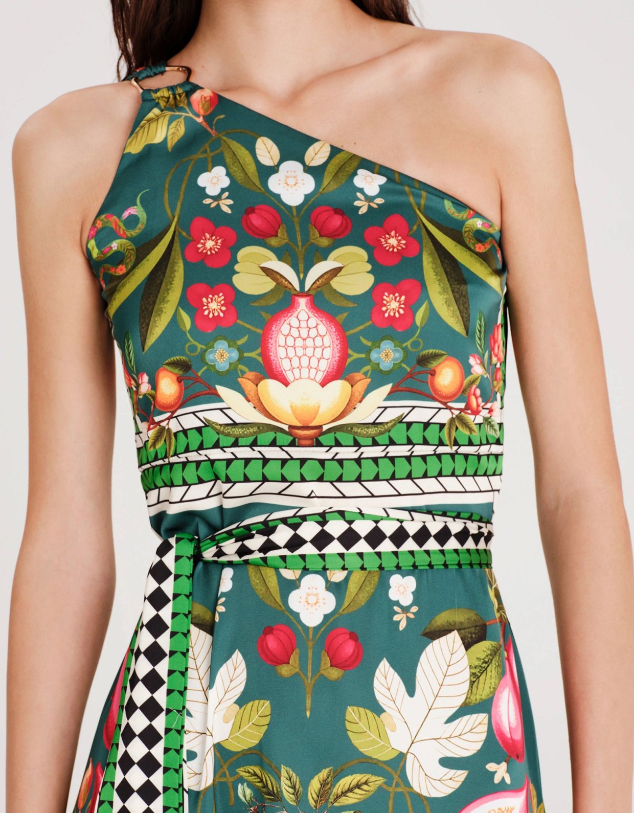 Peace and Chaos Nectar one shoulder silky dress