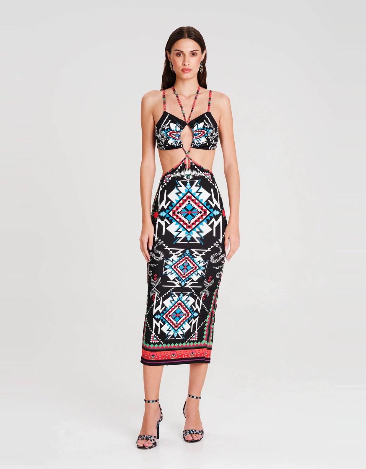 Peace and Chaos Treasure cut out dress
