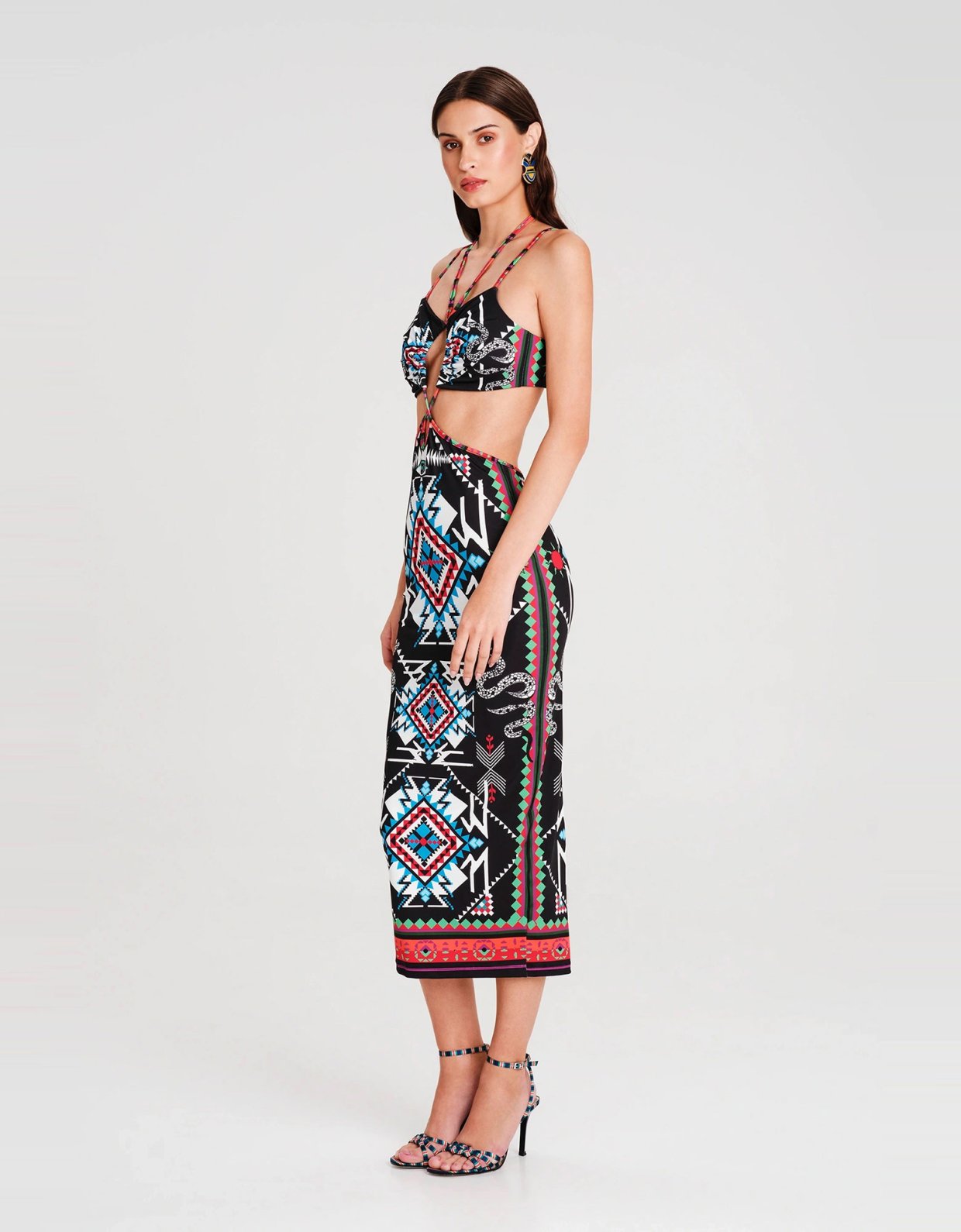 Peace and Chaos Treasure cut out dress