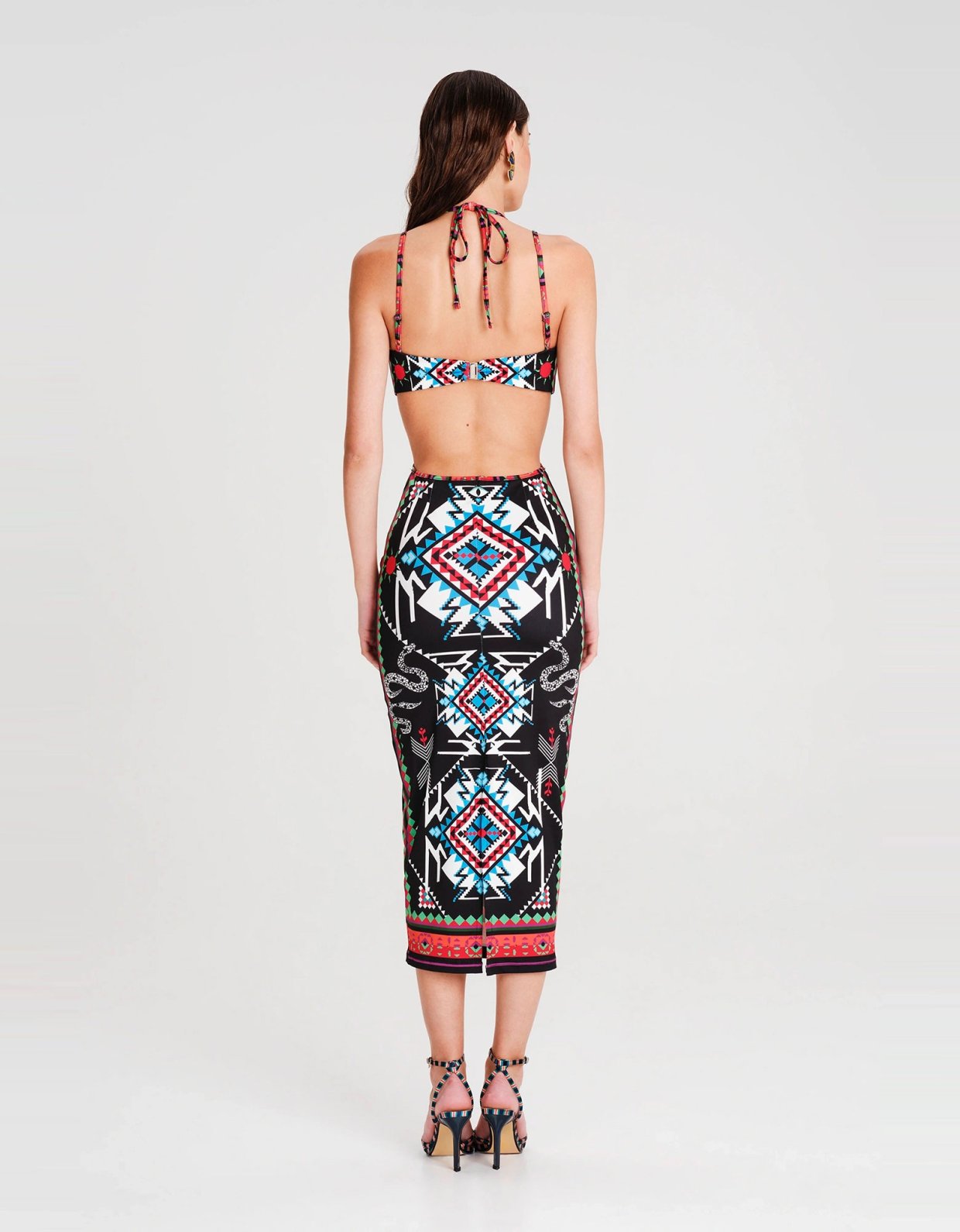 Peace and Chaos Treasure cut out dress