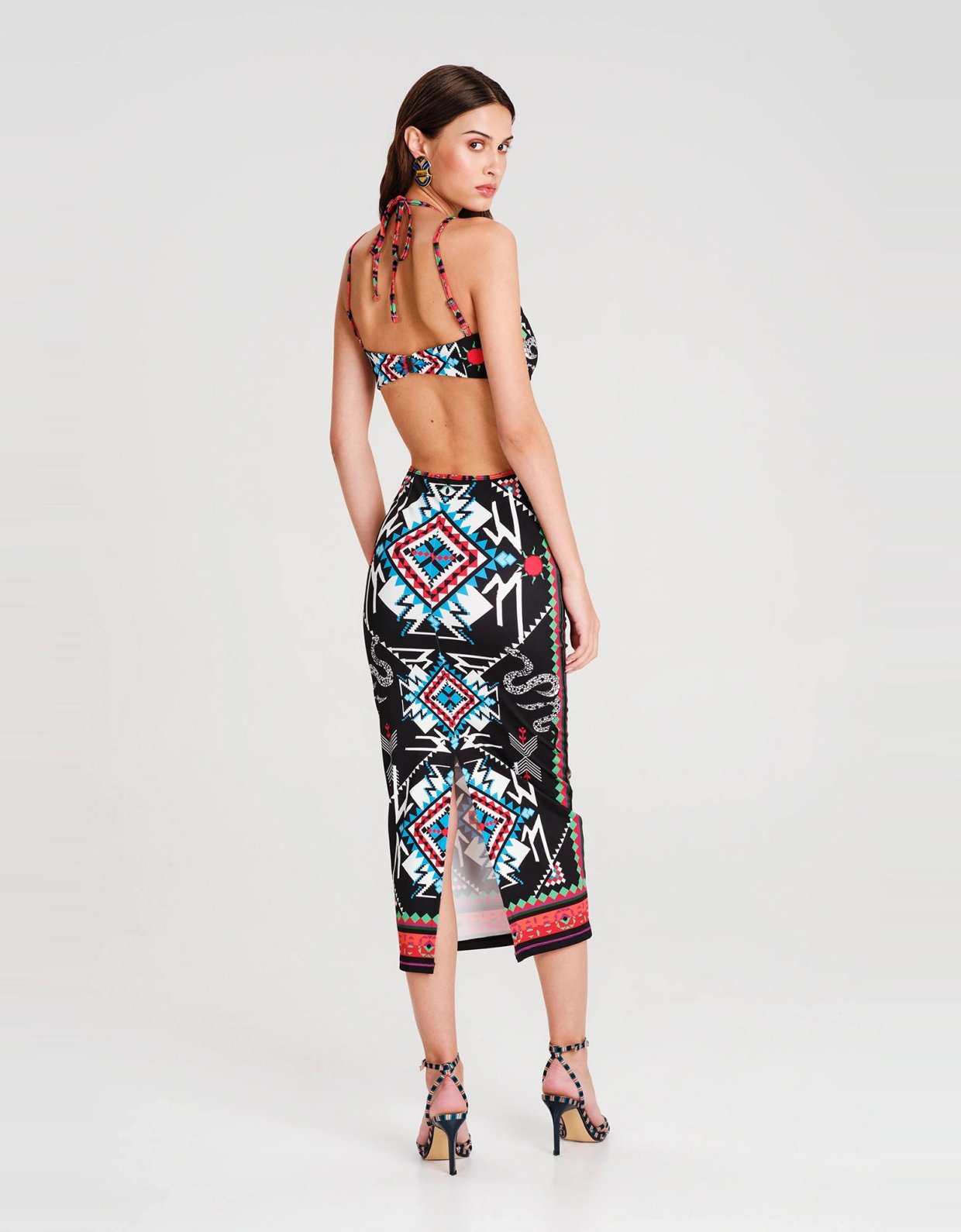 Peace and Chaos Treasure cut out dress