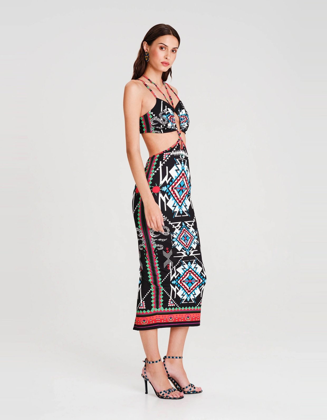 Peace and Chaos Treasure cut out dress