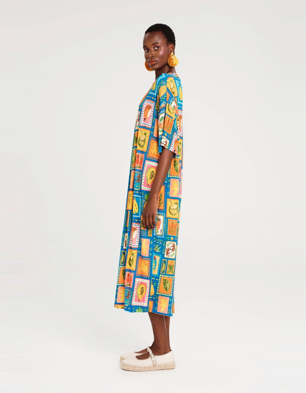 Peace and Chaos Papaya long dress