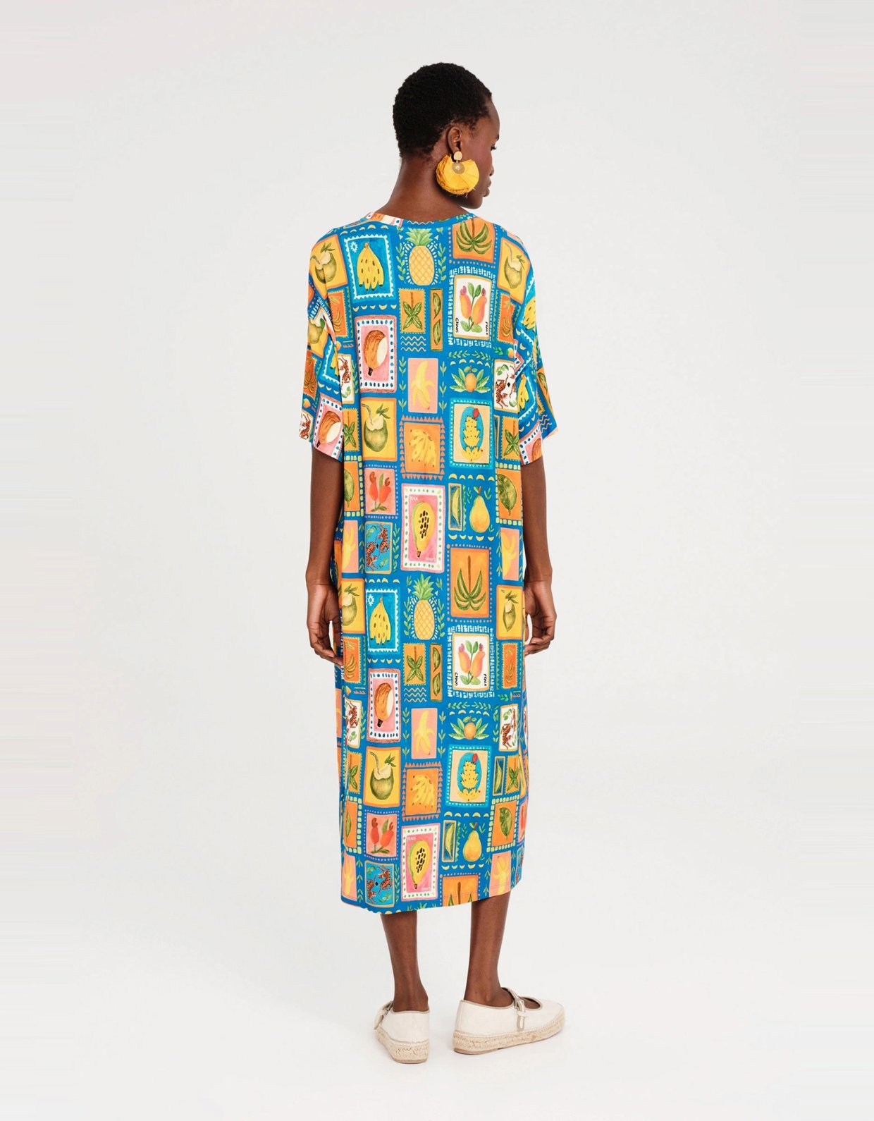Peace and Chaos Papaya long dress