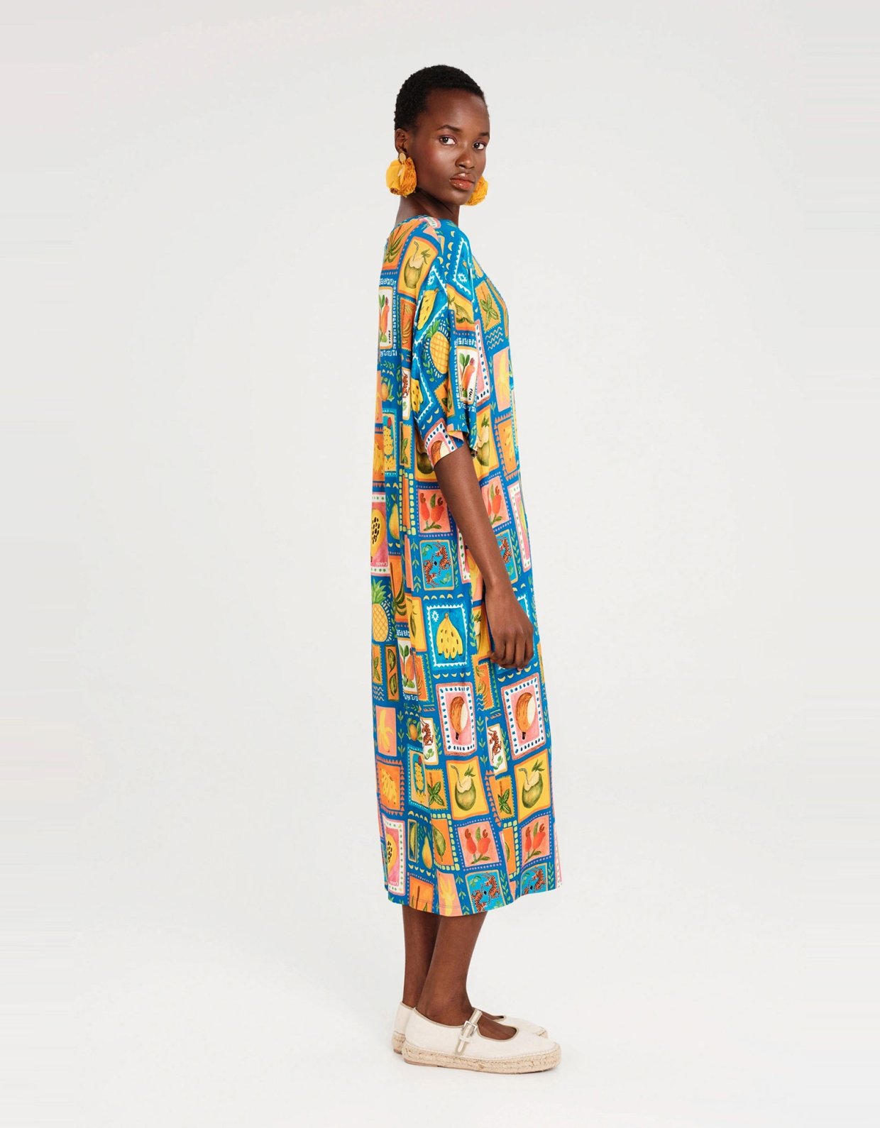 Peace and Chaos Papaya long dress