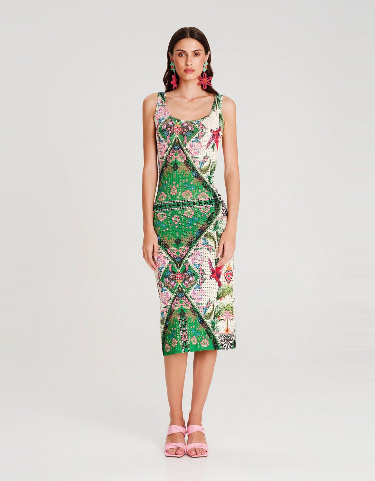 Peace and Chaos Oasis crochet long dress