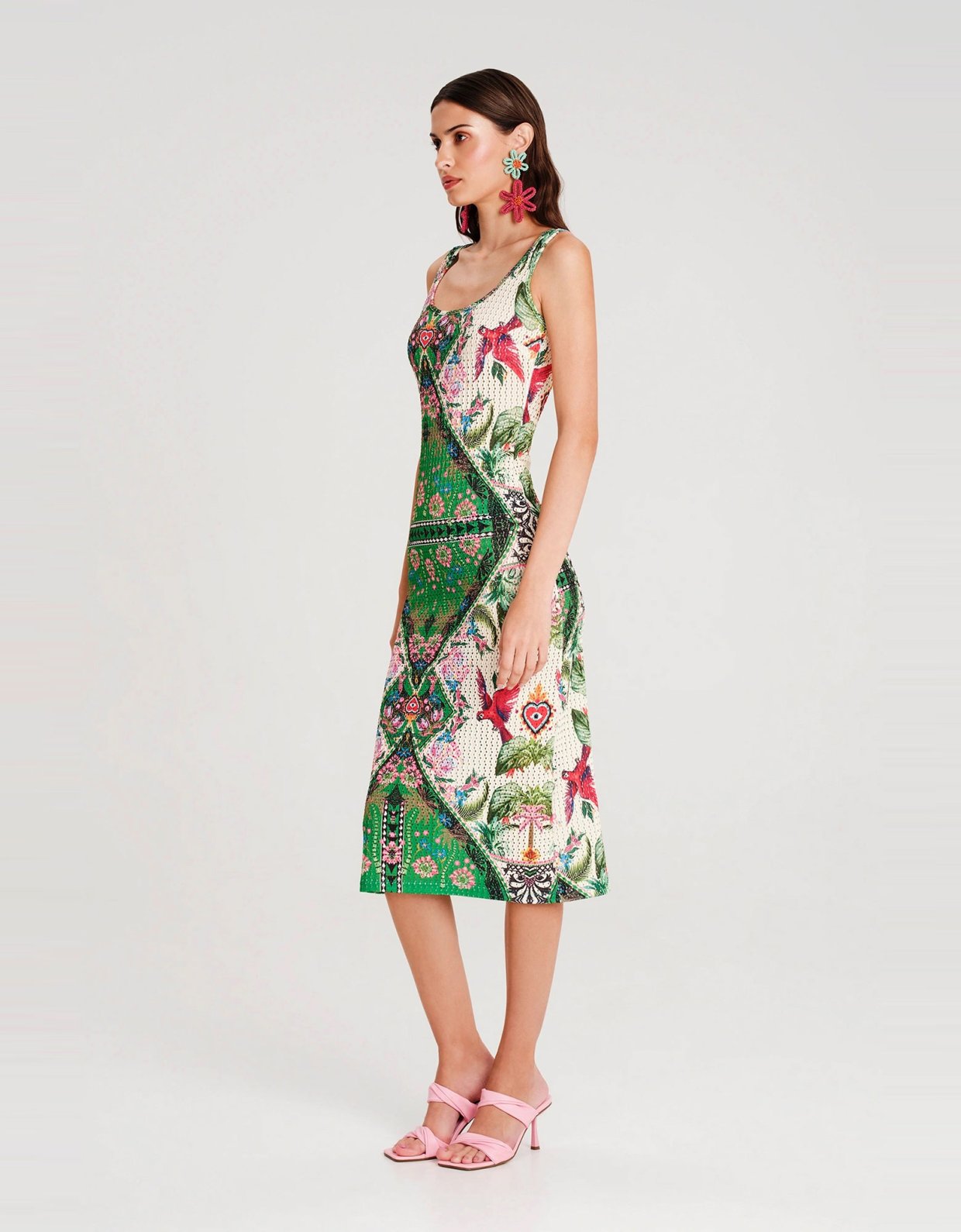 Peace and Chaos Oasis crochet long dress