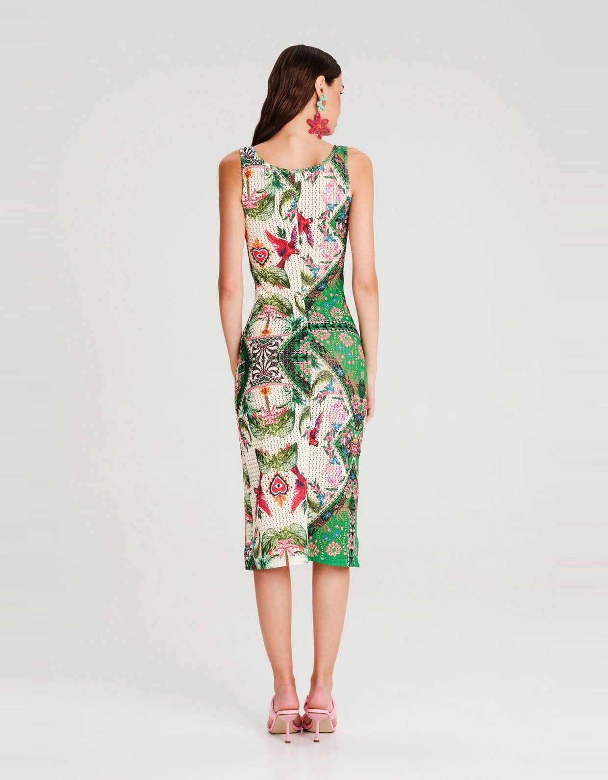 Peace and Chaos Oasis crochet long dress