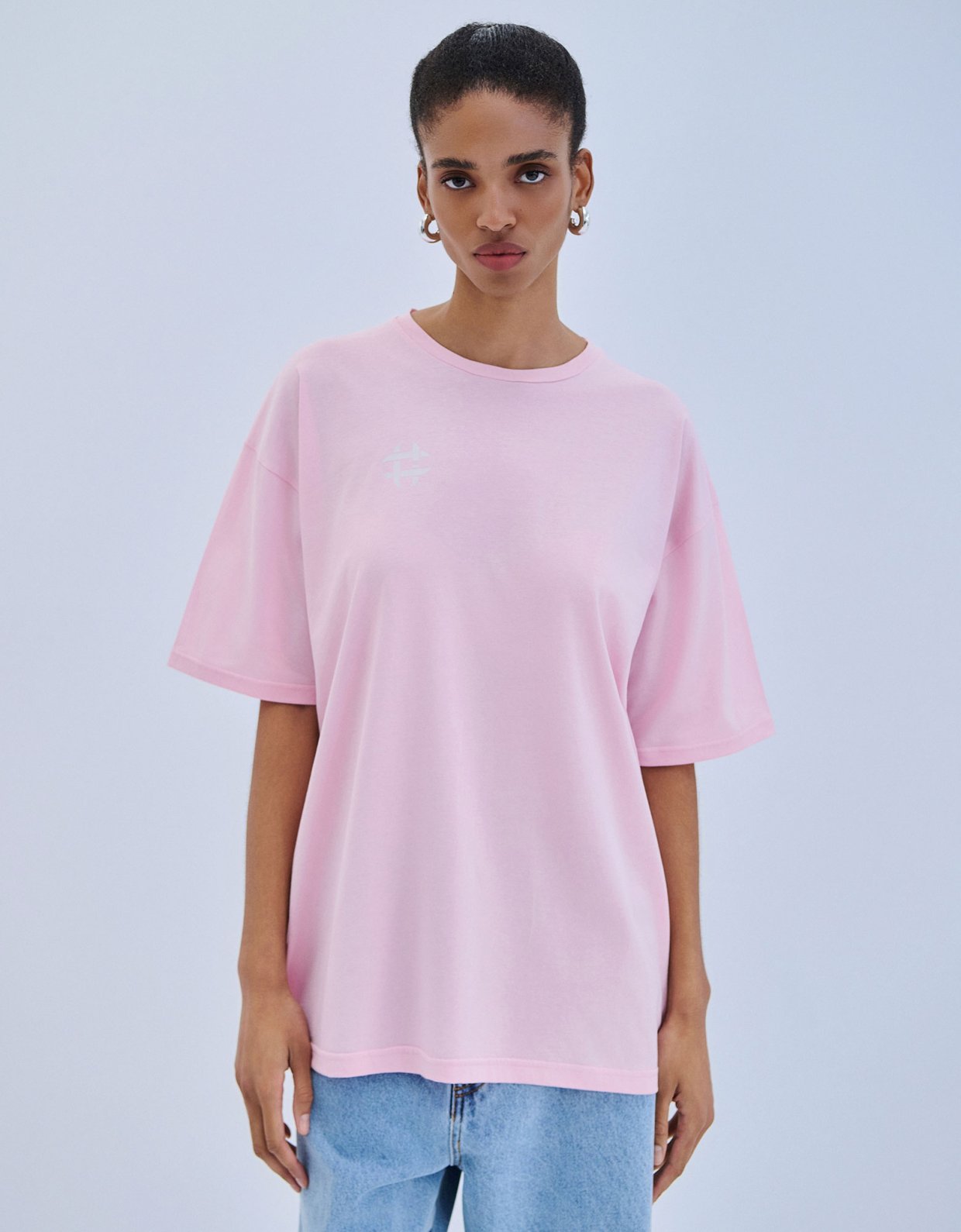 Combos Knitwear “Combos” t-shirt baby pink