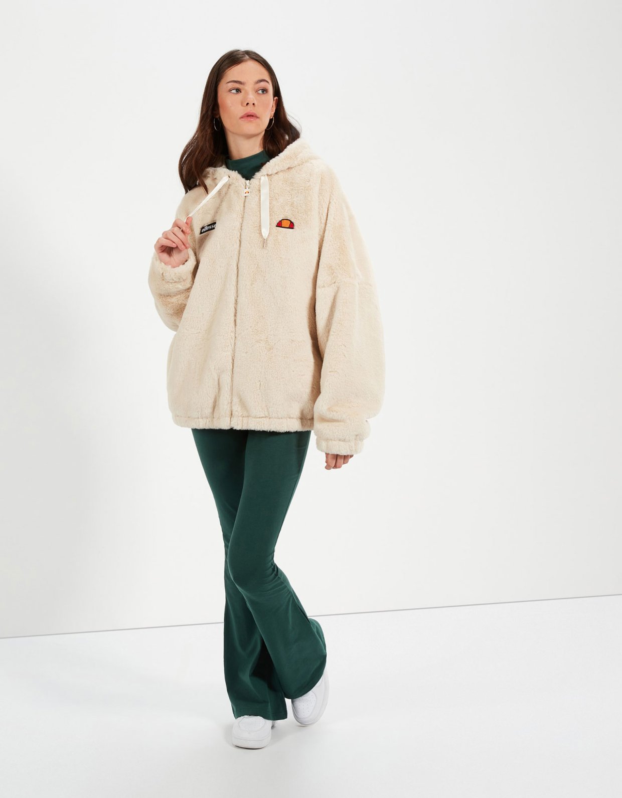 Ellesse Giovanna jacket off white
