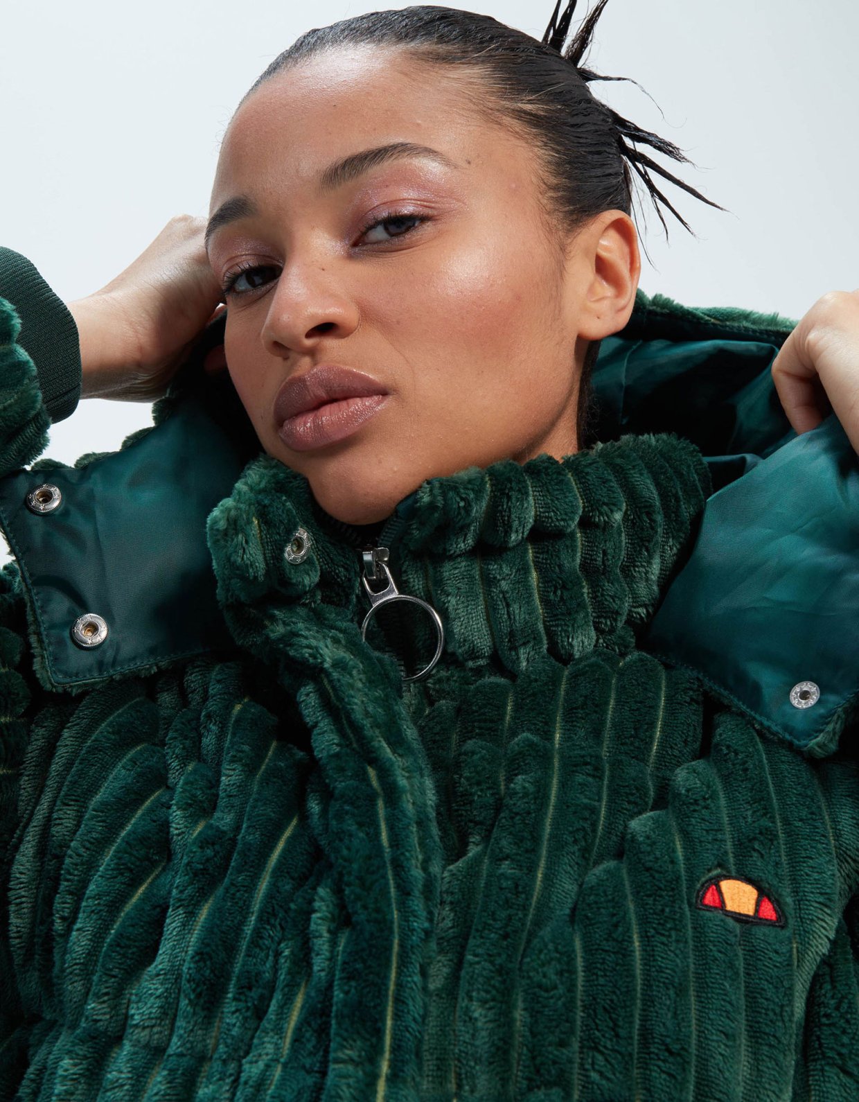 Ellesse Romolo padded jacket dark green