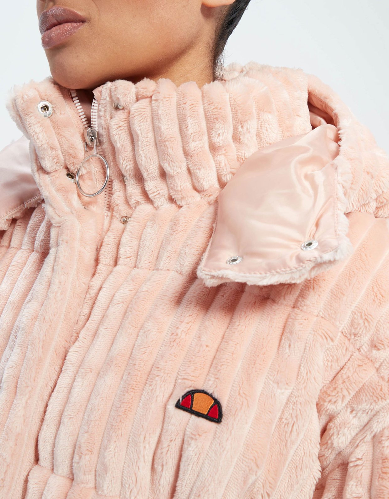 Ellesse Romolo padded jacket light pink