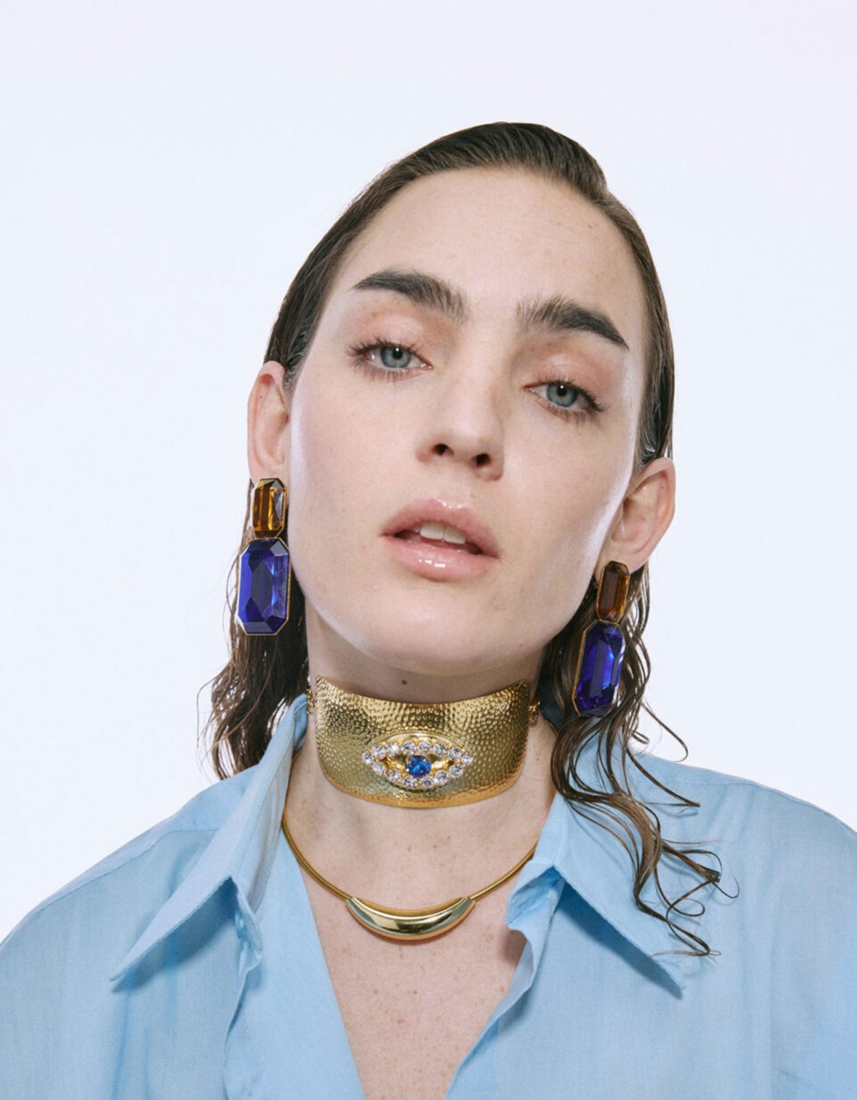 Kaleido Soledad gold necklace