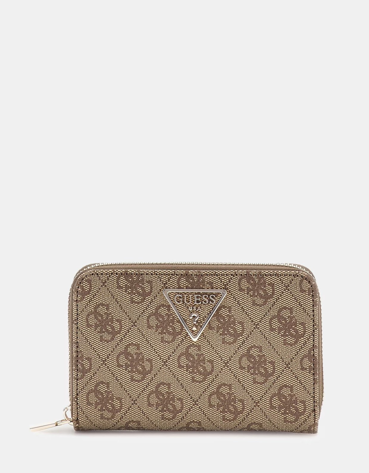 Guess Laurel mini wallet latte logo